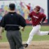 Yakima Valley Community College's Jake Fife heads to second on a second inning double against Wenatchee Valley College in Yakima, Wash. Saturday, April 7, 2012. Fife went on to score in the inning. (Andy Sawyer/Yakima Herald-Republic)