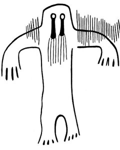 Hairy Man drawing
